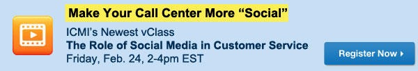 vClass Social Media in Customer Service - Register Now