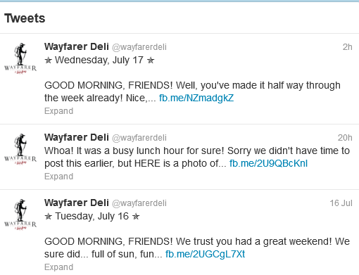 Wayfarer Deli Amazement Revolution