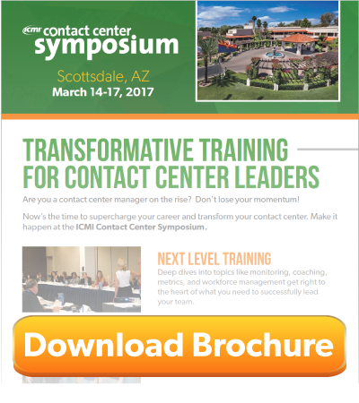ICMI Call Center Training symposium scottsdale download