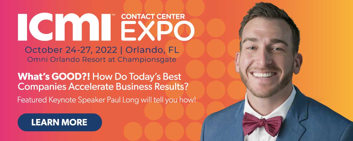 ICMI Contact Center Expo Featured Keynote Paul Long