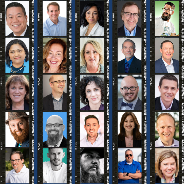 Collage featuring photos of ICMI's Top 25 thought leaders for 2024.