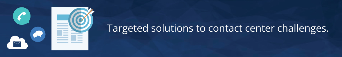 Contact center consulting solutions banner - ICMI