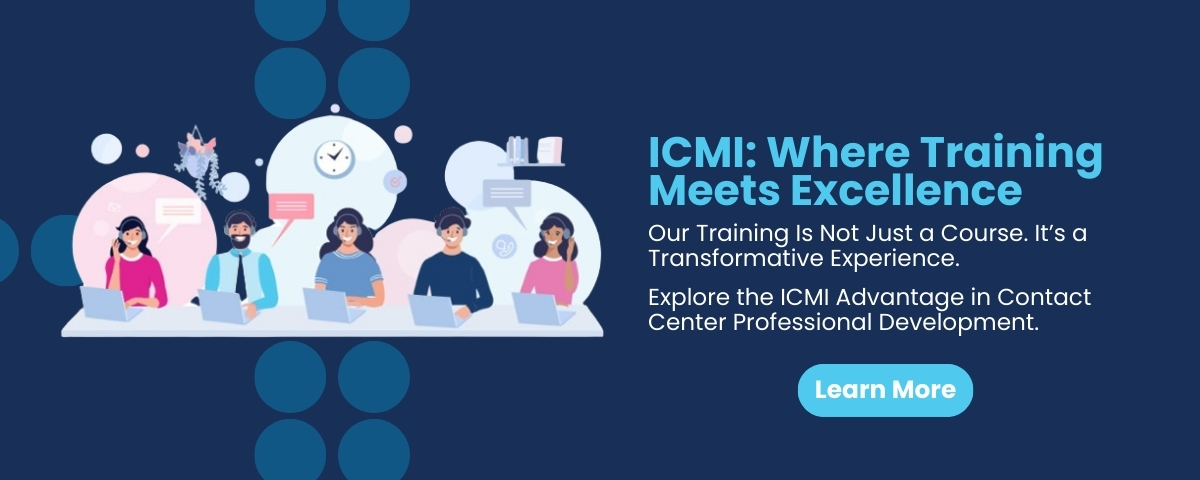 ICMI Call Center Training Courses Events Programs Certifications