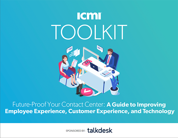 Cover for future-proof the contact center toolkit