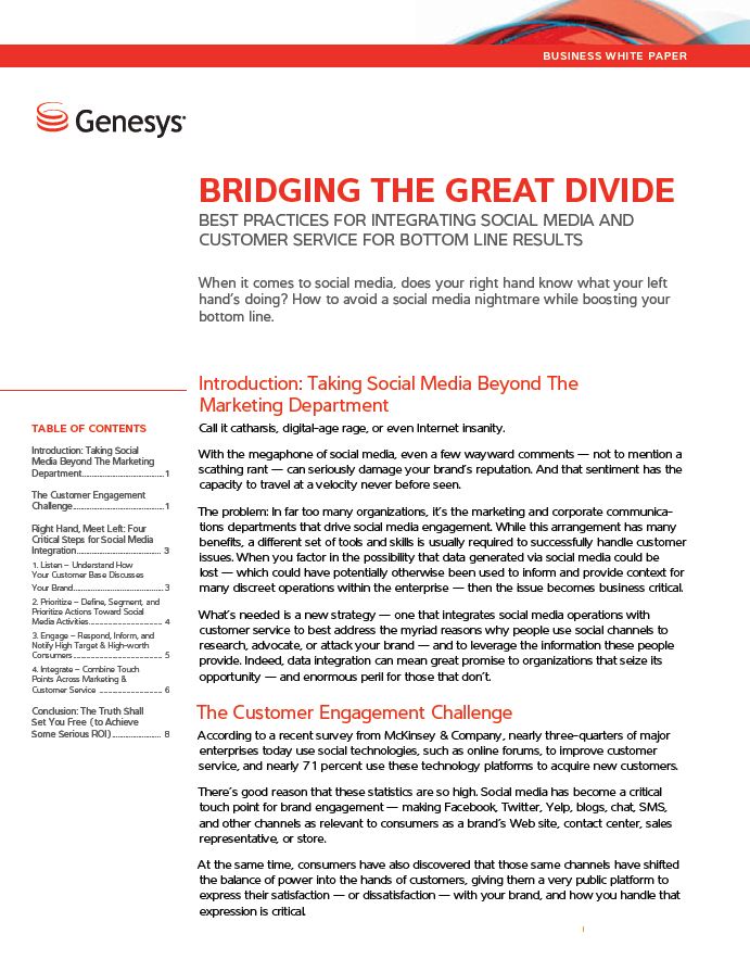 Social Media Customer Service