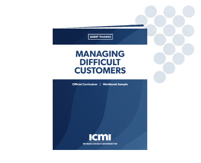 Managing Difficult Customers Sneak Peek workbook