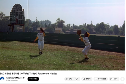 Youtube picture of a movie