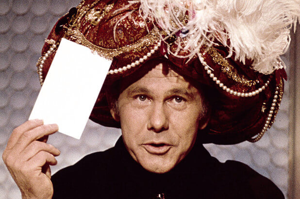 Johnny Carson makes a prediction